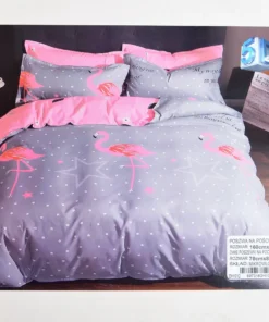 Voodipesu komplekt flamingodega 160x200cm