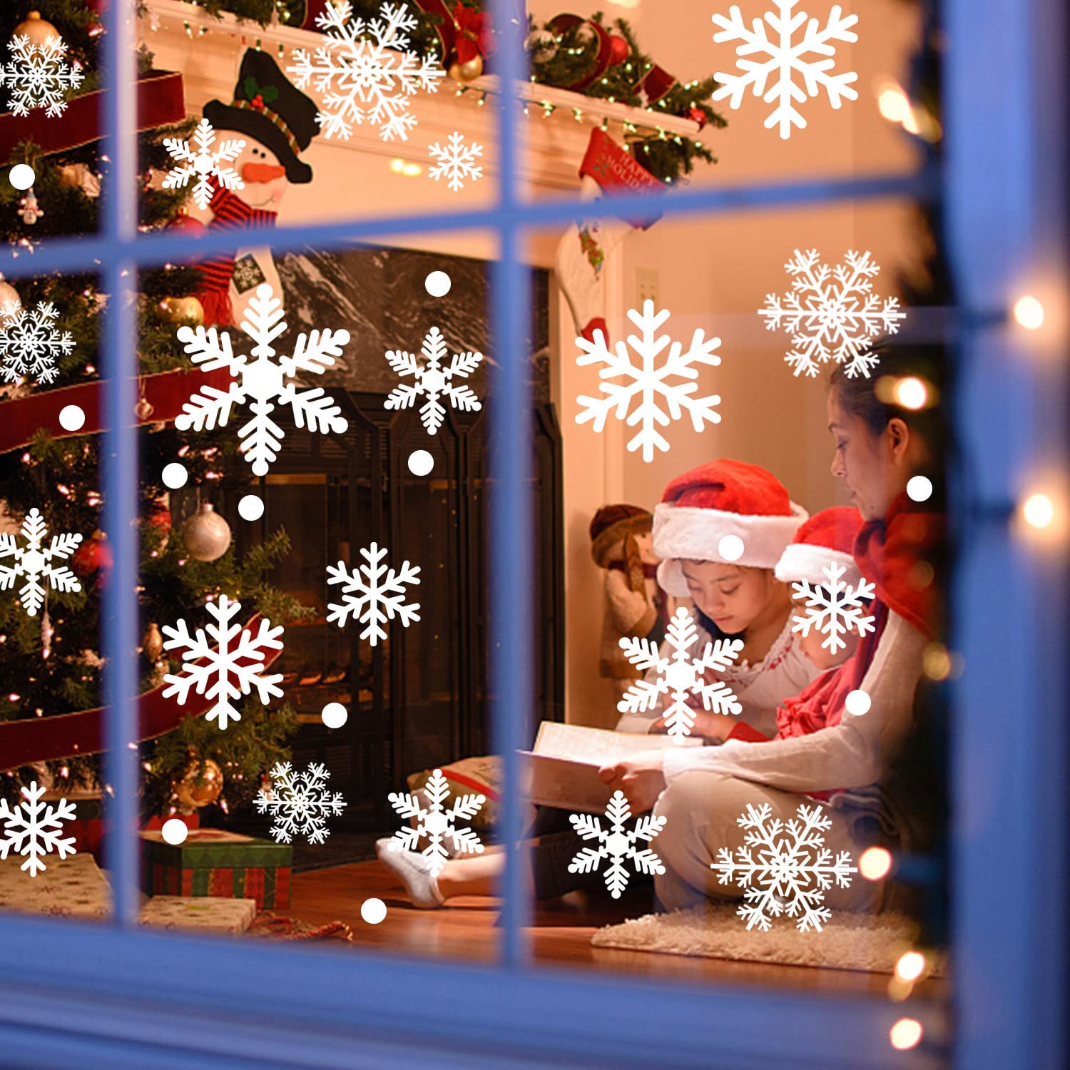 Aknakleepsud lumehelbed 138tk - Image 3