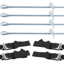 Batuudi ankrud koos kinnitusrihmadega - 4tk – Soodukas.Com batuudi ankrud