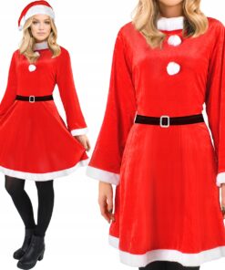 Päkapiku kostüüm naistele - jõulu kleit