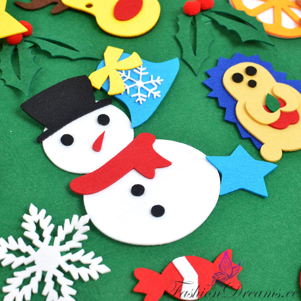 DIY vildist jõulupuu koos ehete ja tuledega - Image 5