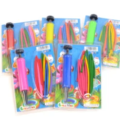 Õhupalliloomade tegemise komplekt - õhupallipump + pikad õhupallid