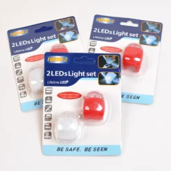 Alternative view of LED-helkur / jalgratta tuled 2tk