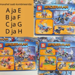 Spiderman Ämblikmehe konstruktor Soodukas.Com