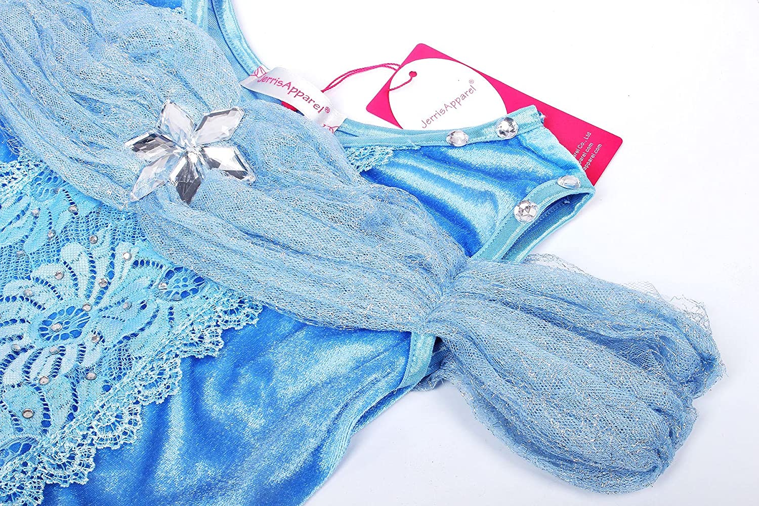 Printsessi kleit koos aksessuaaridega / Tuhkatriinu kostüüm liblikatega - Image 9