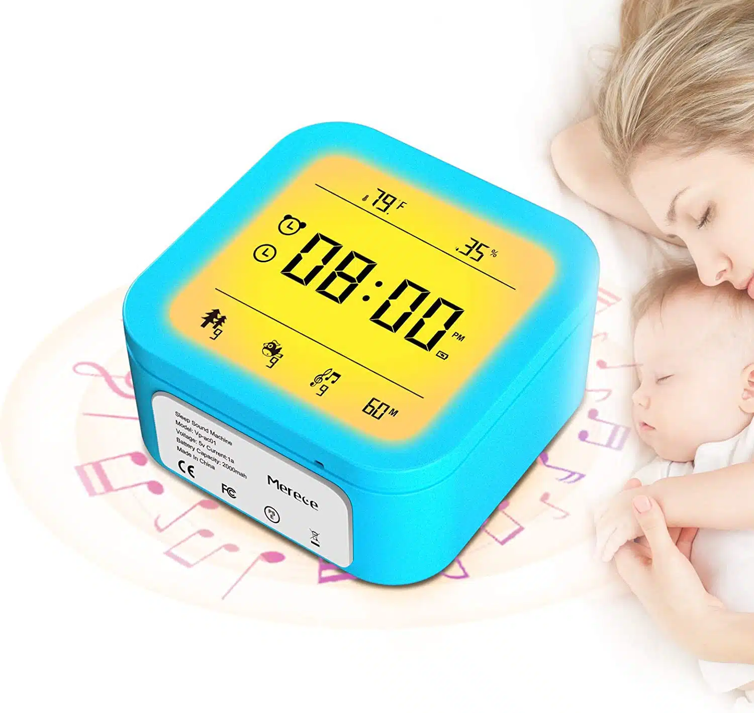 Multifunktsionaalne 6in1 valge müra masin - Image 2