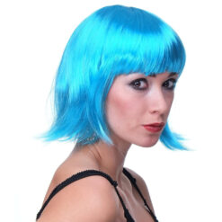 Lühike sinine parukas