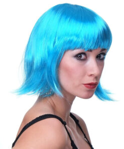 Lühike sinine parukas