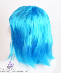 Lühike sinine parukas