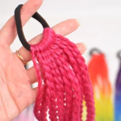 Alternative view of Punupatsidega patsikumm / juuksepikendused kummiga