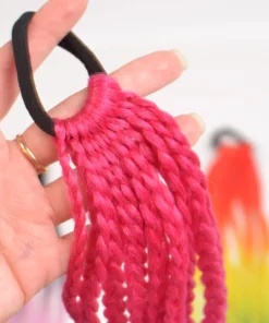 Alternative view of Punupatsidega patsikumm / juuksepikendused kummiga