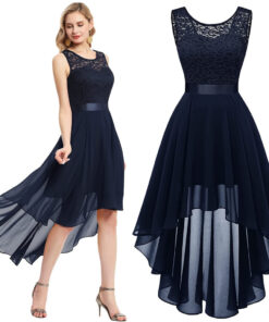 pidulik high low kleit tumeroosa