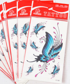 Ajutine tattoo liblikatega