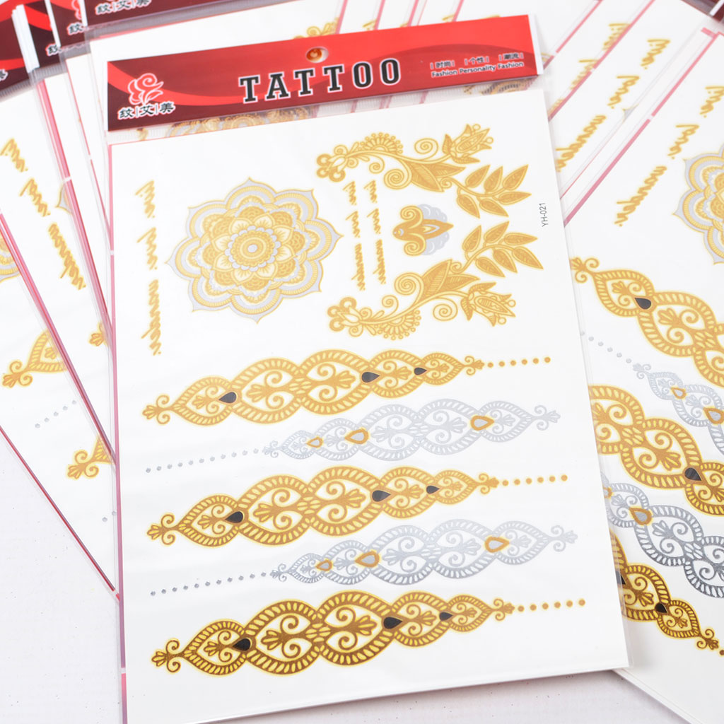 Ajutine tattoo - metallic - Image 2