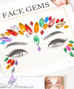 näokristallid, kleebitavad kivikesed näole