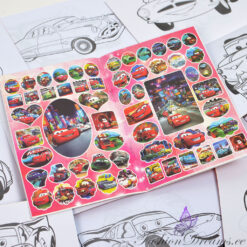 Kleepsudega värviraamat Cars Soodukas.Com