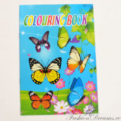 Kleepsudega värviraamat liblikatega