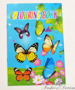 Kleepsudega värviraamat liblikatega