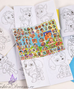 Alternative view of Kleepsudega värviraamat Käpapatrull