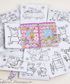 Alternative view of Kleepsudega värviraamat Põrsas Peppa