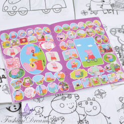 Kleepsudega värviraamat Põrsas Peppa Soodukas.Com