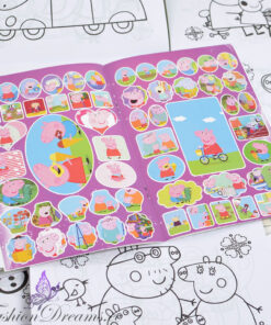 kleepsudega varviraamat porsas peppa 2