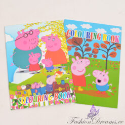 Kleepsudega värviraamat Põrsas Peppa