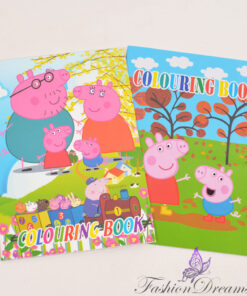 Kleepsudega värviraamat Põrsas Peppa