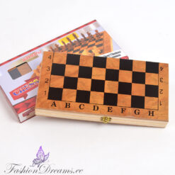 Alternative view of 3in1 lauamängude komplekt - puidust male, kabe, backgammon