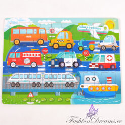 Puidust pusle sõidukitega