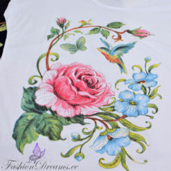 Alternative view of T-särk lilledega