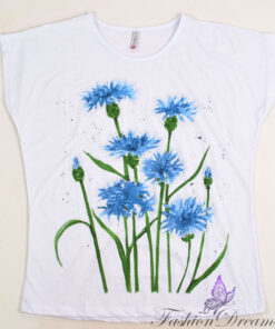 T-särk rukkililledega