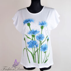 T-särk rukkililledega