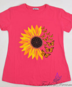 Alternative view of T-särk päevalillega