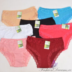 pitsiga bambuskiust aluspüksid naistele