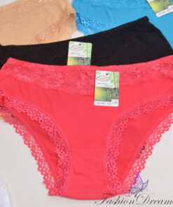 pitsiga bambuskiust aluspüksid naistele