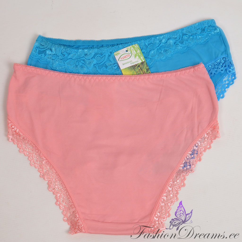 pitsiga bambuskiust aluspüksid naistele