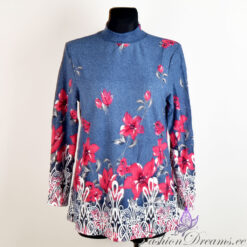 pikkade käistega pluus naistele