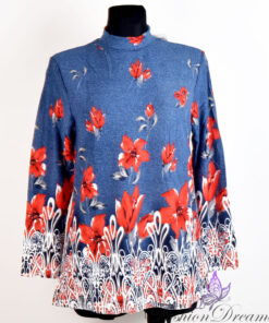 pikkade käistega pluus naistele