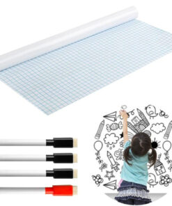 Isekleepuv valge tahvel + tahvlimarkerid