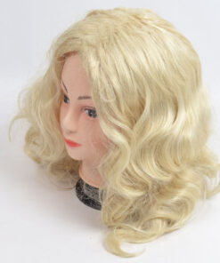 blond lokkis parukas
