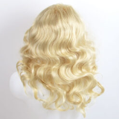 blond lokkis parukas