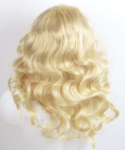 blond lokkis parukas