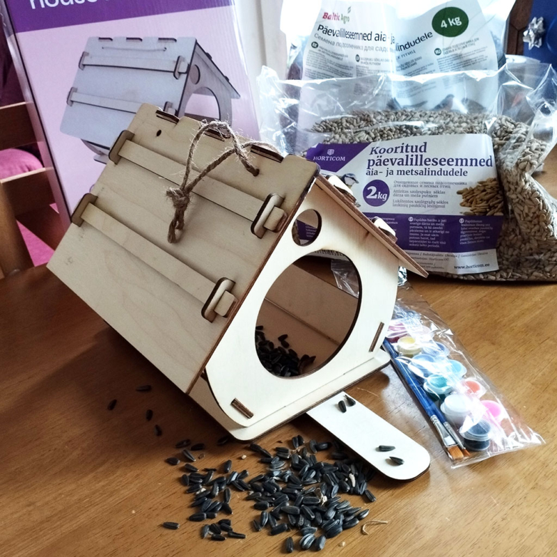 DIY lindude söögimaja meisterdamise komplekt - Image 2