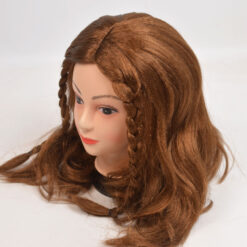 Pruun poolpikk parukas Soodukas.Com