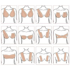 Alternative view of Rindu tõstev ja vormiv teip + nibukatted