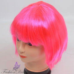 Alternative view of Lühike roosa parukas