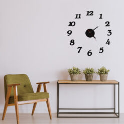 Alternative view of DIY kleebitavate numbritega seinakell