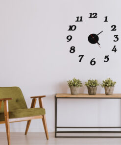 Alternative view of DIY kleebitavate numbritega seinakell