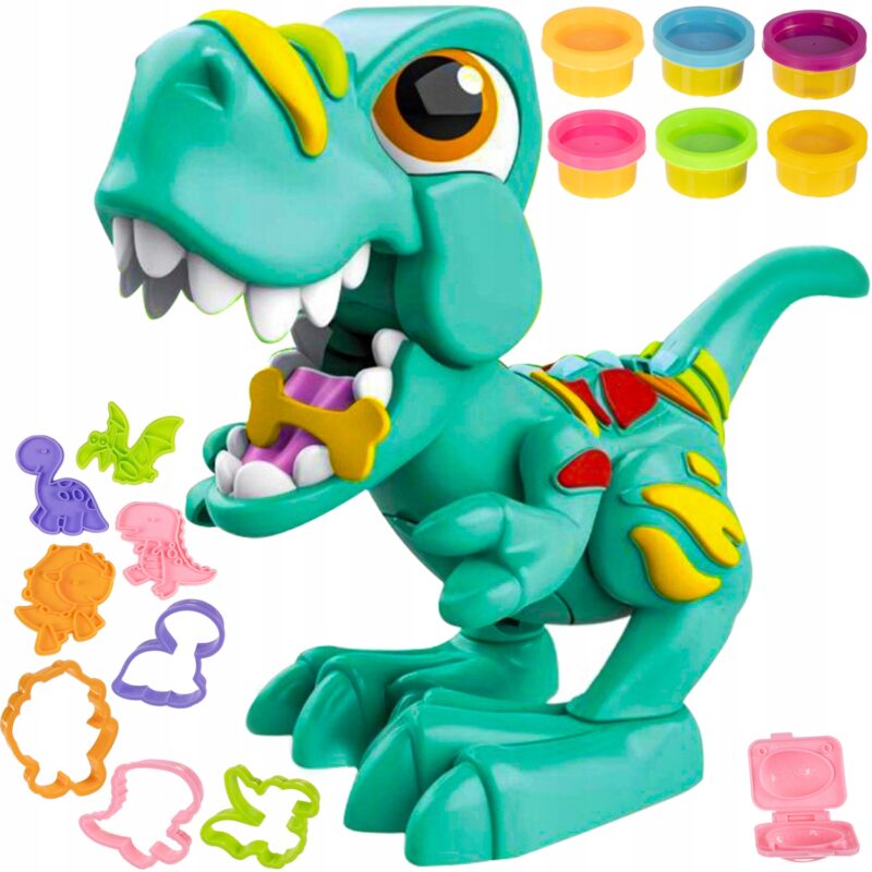 voolimiskomplekt dinosaurusega